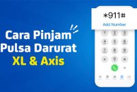 Cara Pinjam Pulsa XL