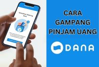 cara pinjam uang di aplikasi DANA