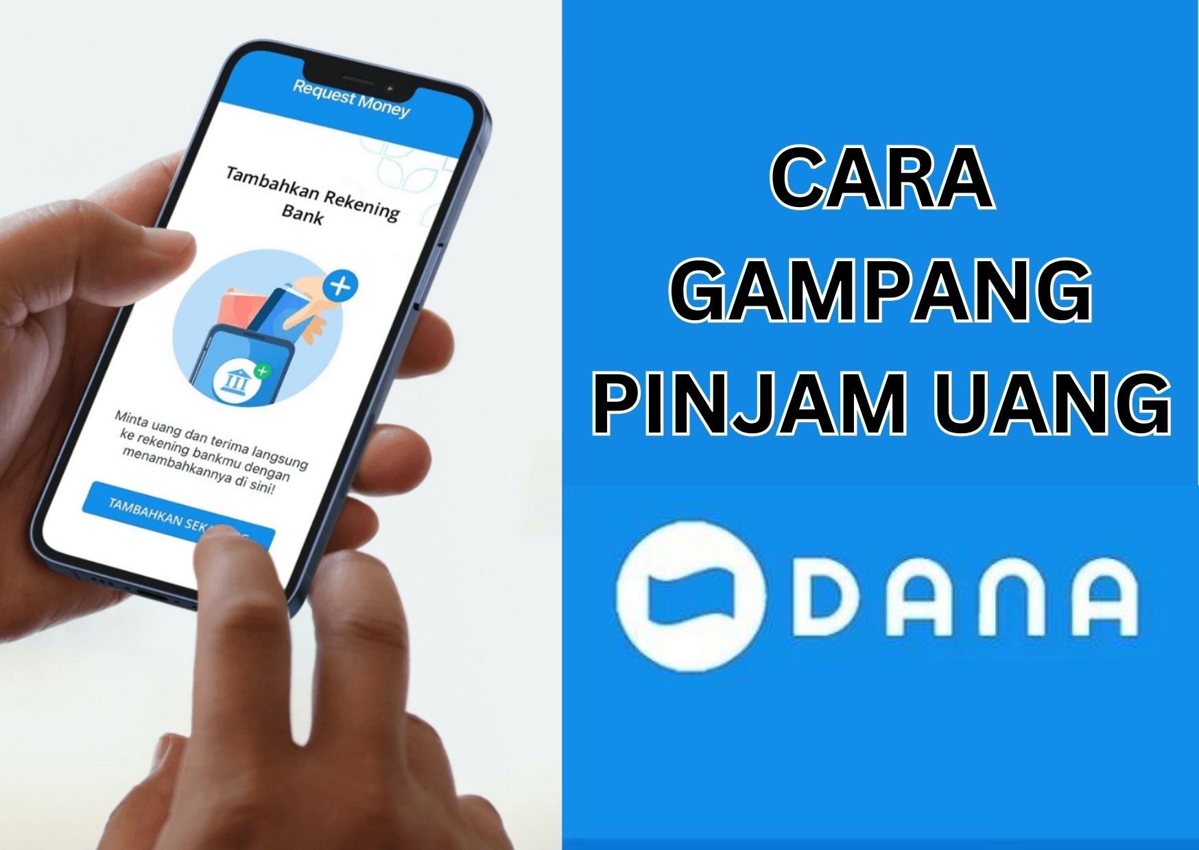 cara pinjam uang di aplikasi DANA