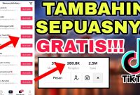 link penambah followers Tiktok gratis