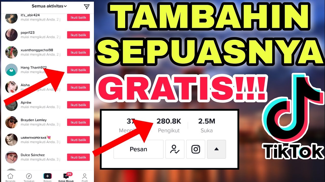 10 Link Penambah Followers Tiktok Gratis Tanpa Login 10 Link Penambah Followers Tiktok Gratis Tanpa Login