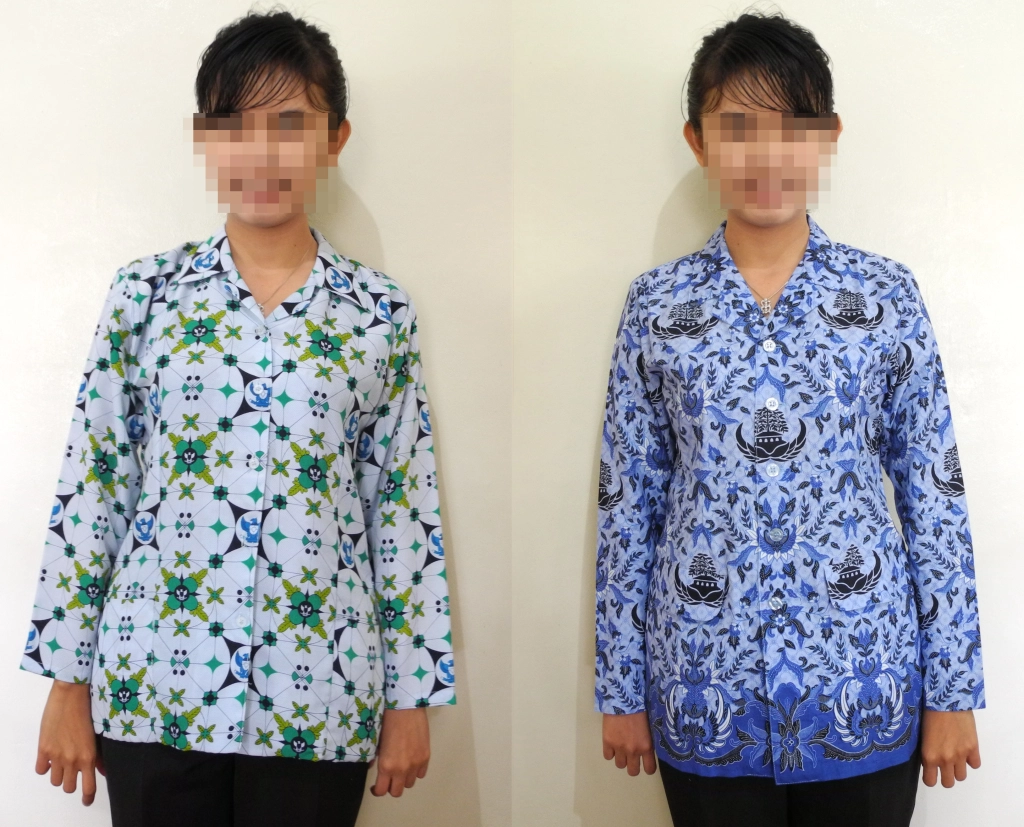 perbedaan baju pgri lama dan baru