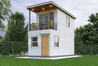 rumah 2 lantai mungil cantik