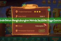 cara menghubungkan metode verifikasi higgs domino