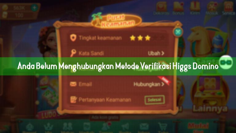 cara menghubungkan metode verifikasi higgs domino