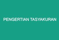 perbedaan syukuran dan tasyakuran