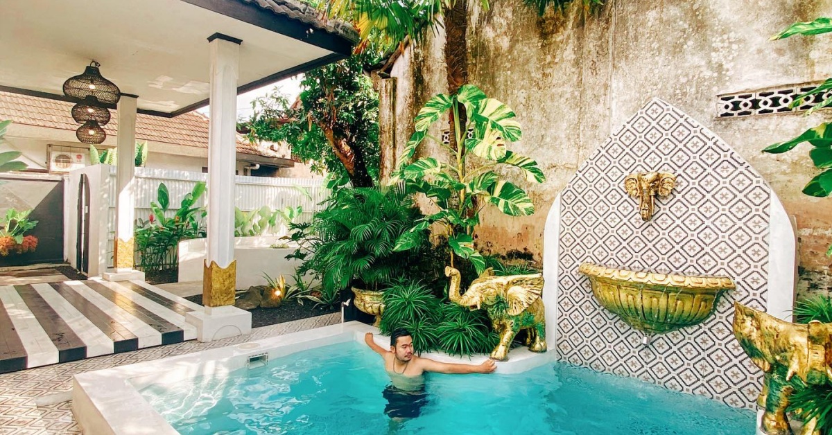 villa di jogja untuk 2 orang private pool