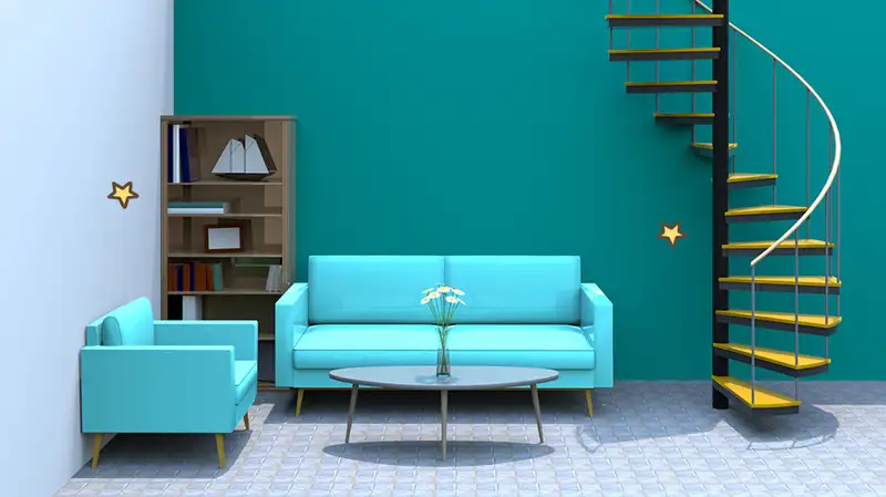 warna cat hijau tosca cocok dipadukan dengan warna apa