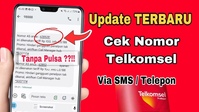 cara cek nomor Telkomsel