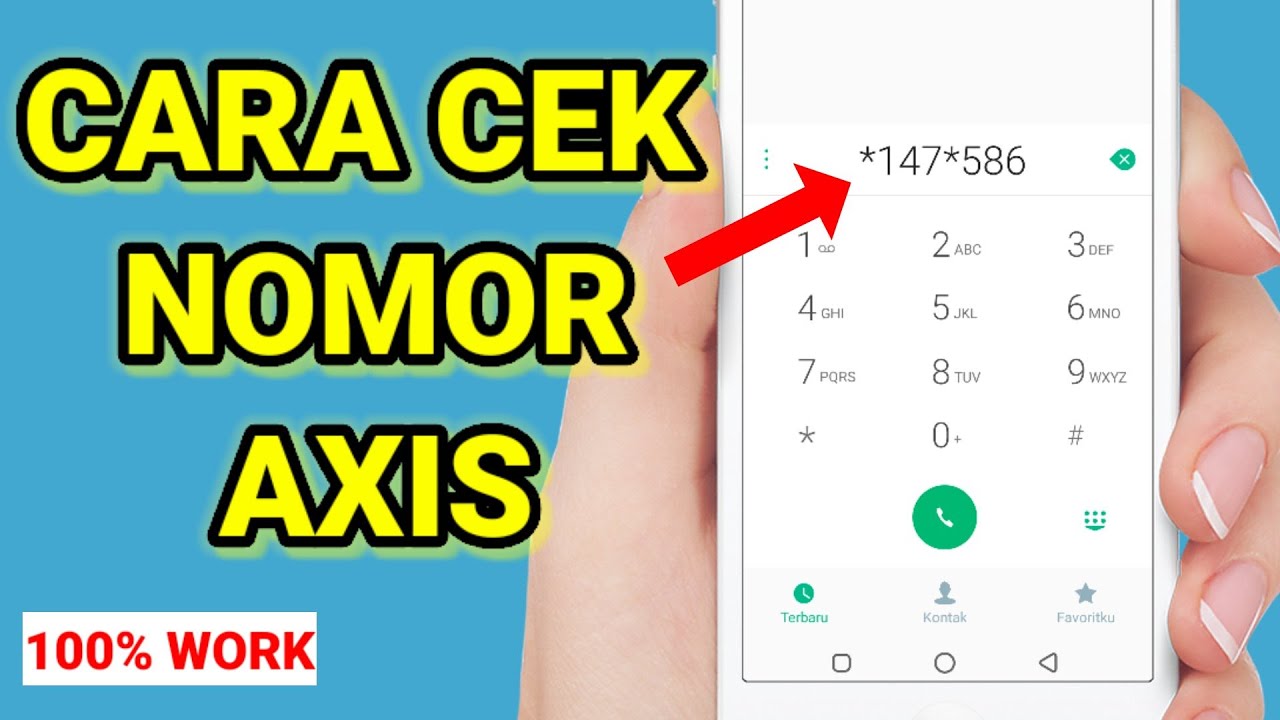 cara cek nomor axis