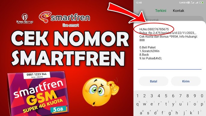 cara cek nomor smartfren