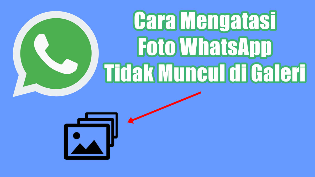 kenapa foto dari whatsapp tidak muncul di galeri